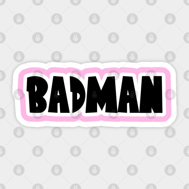 Pinky Badman Sticker by Manoss